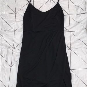 Black cocktail dress